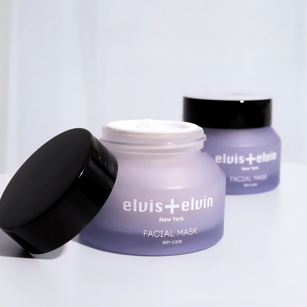 Elvis + Elvin Lilac Facial Facial Mask New In Box. Ret $30